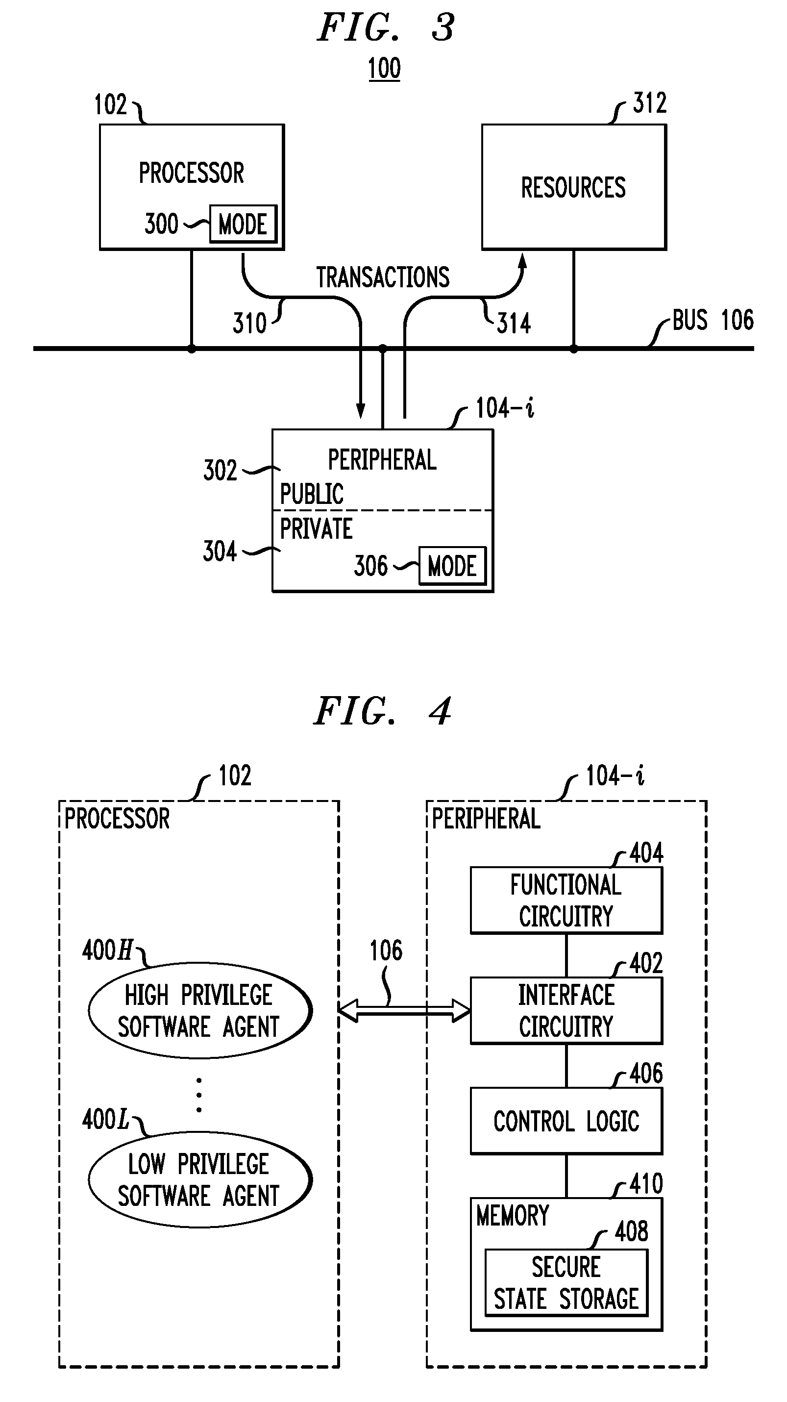 Method and Apparatus for Delegation of Secure Operating Mode Access Privilege from Processor to Peripheral