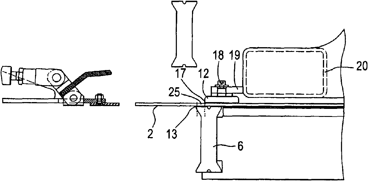 Cutting device for cutting a thin and adhesive belt, in particular a cord belt
