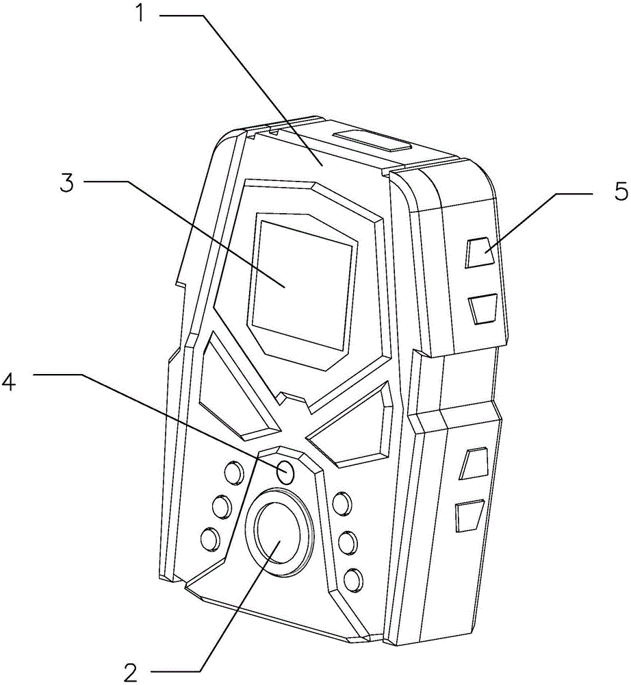 Law enforcement video and audio recorder