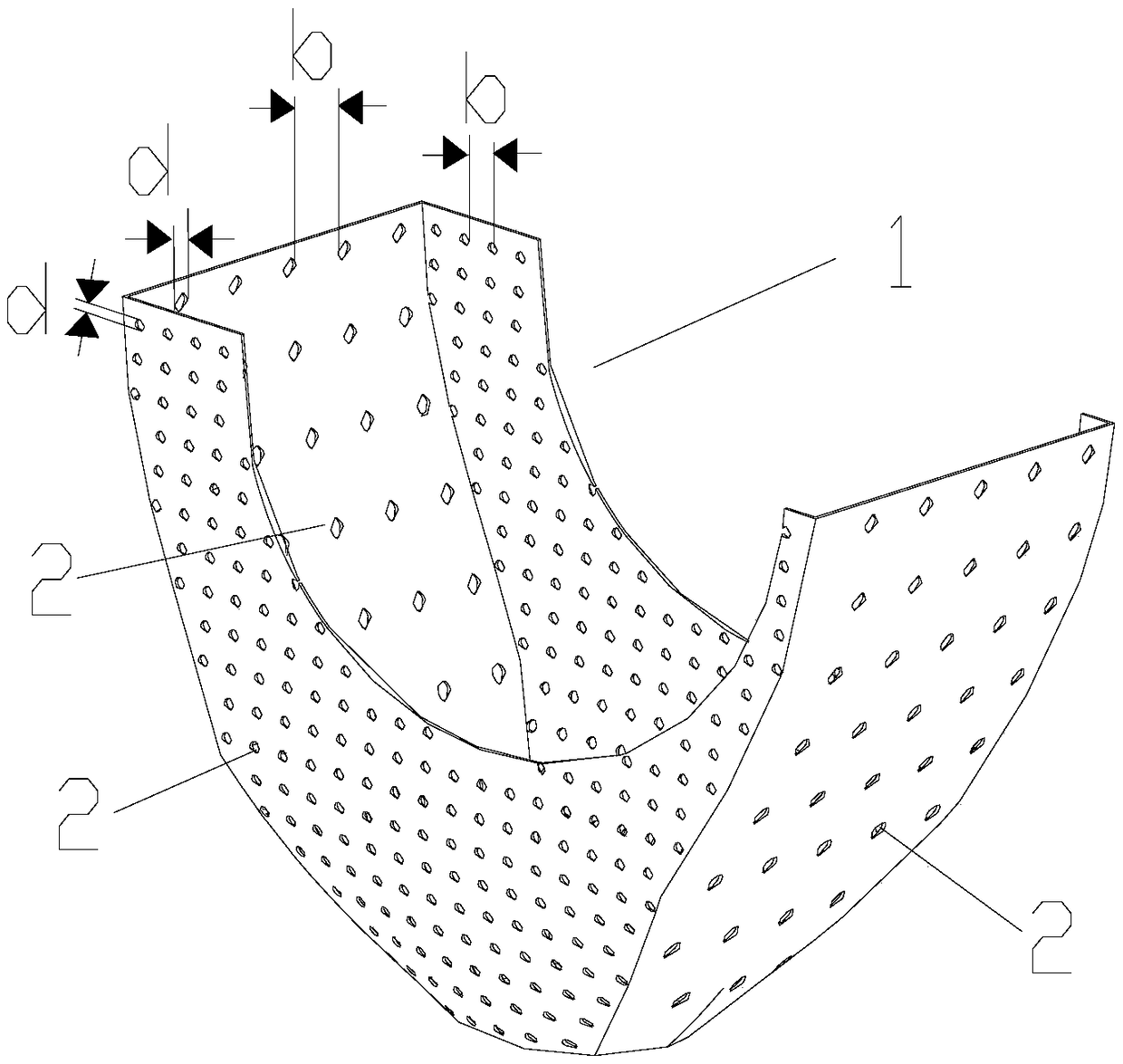 Kitchen ventilator with flow guide component having noise filtration function