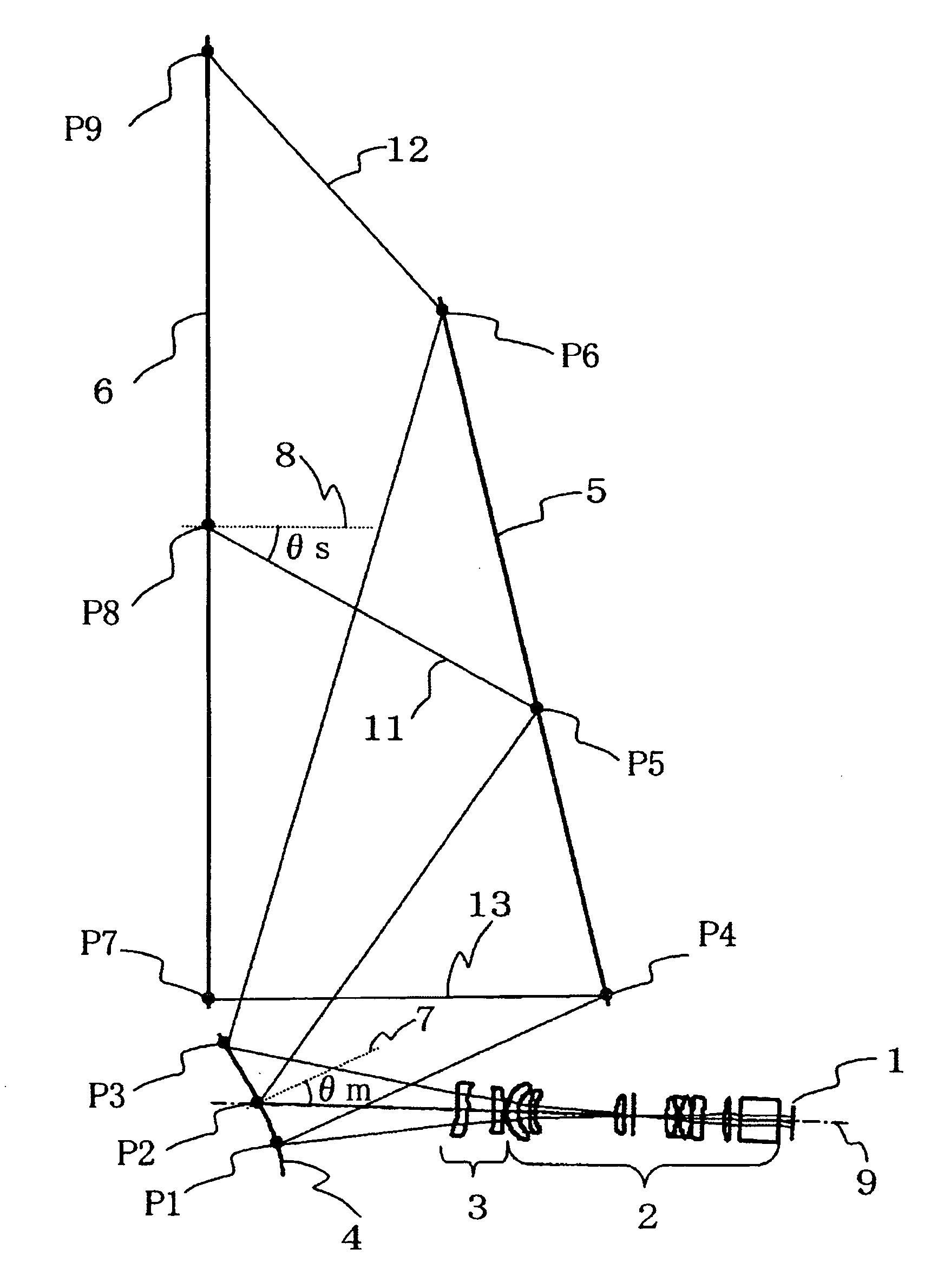 Projection optical unit and projection type video display device using the unit