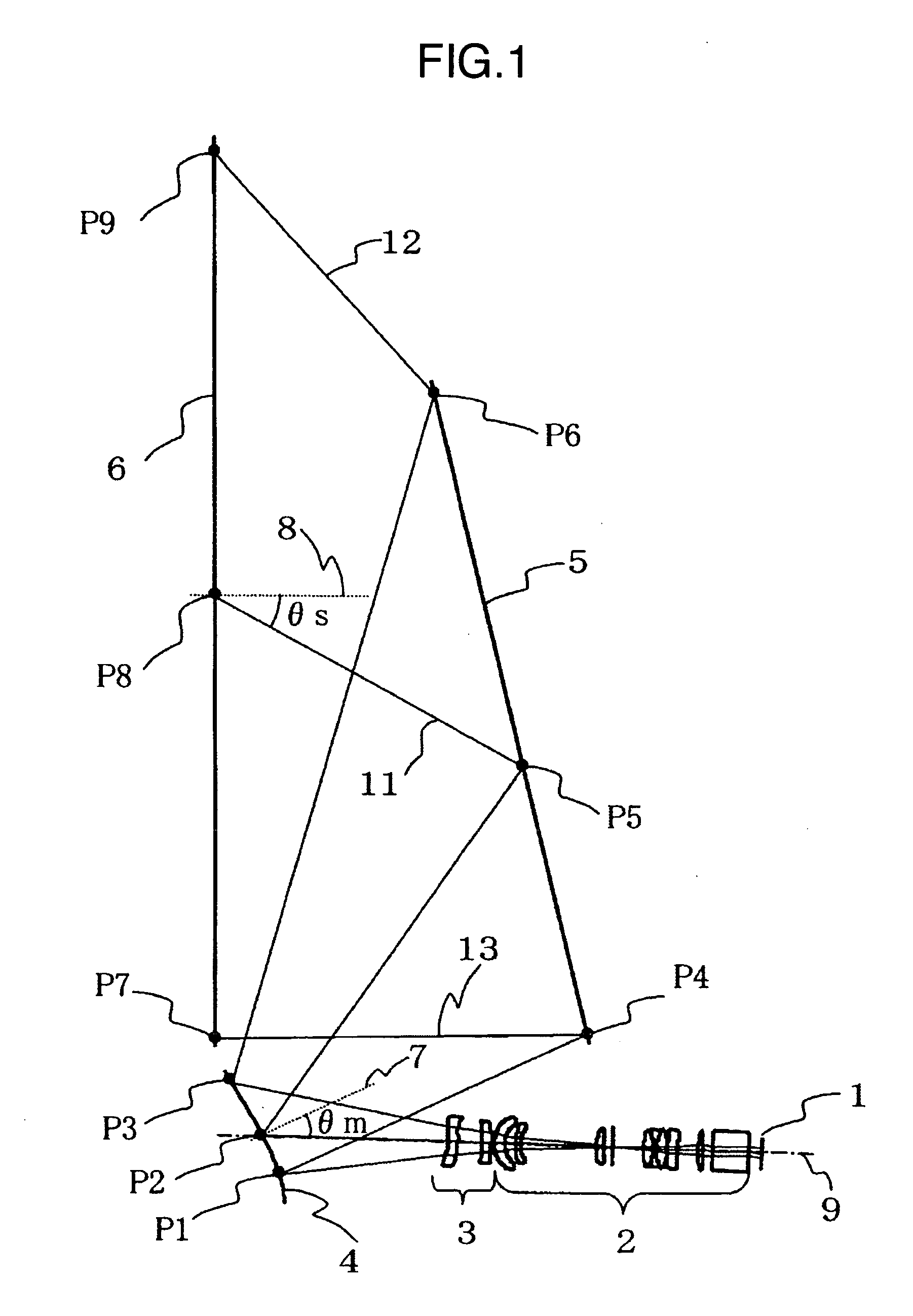 Projection optical unit and projection type video display device using the unit