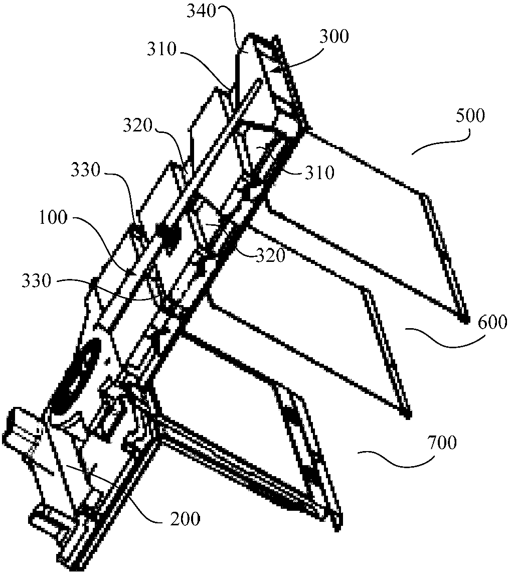 Air distributing assembly for refrigerator and refrigerator