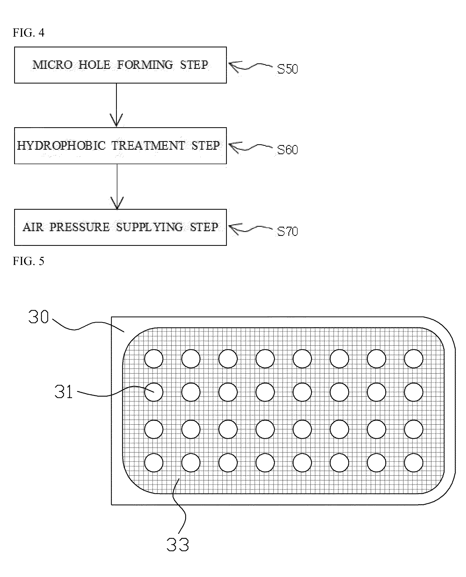 Method for attaching micro bubble array on plate surface