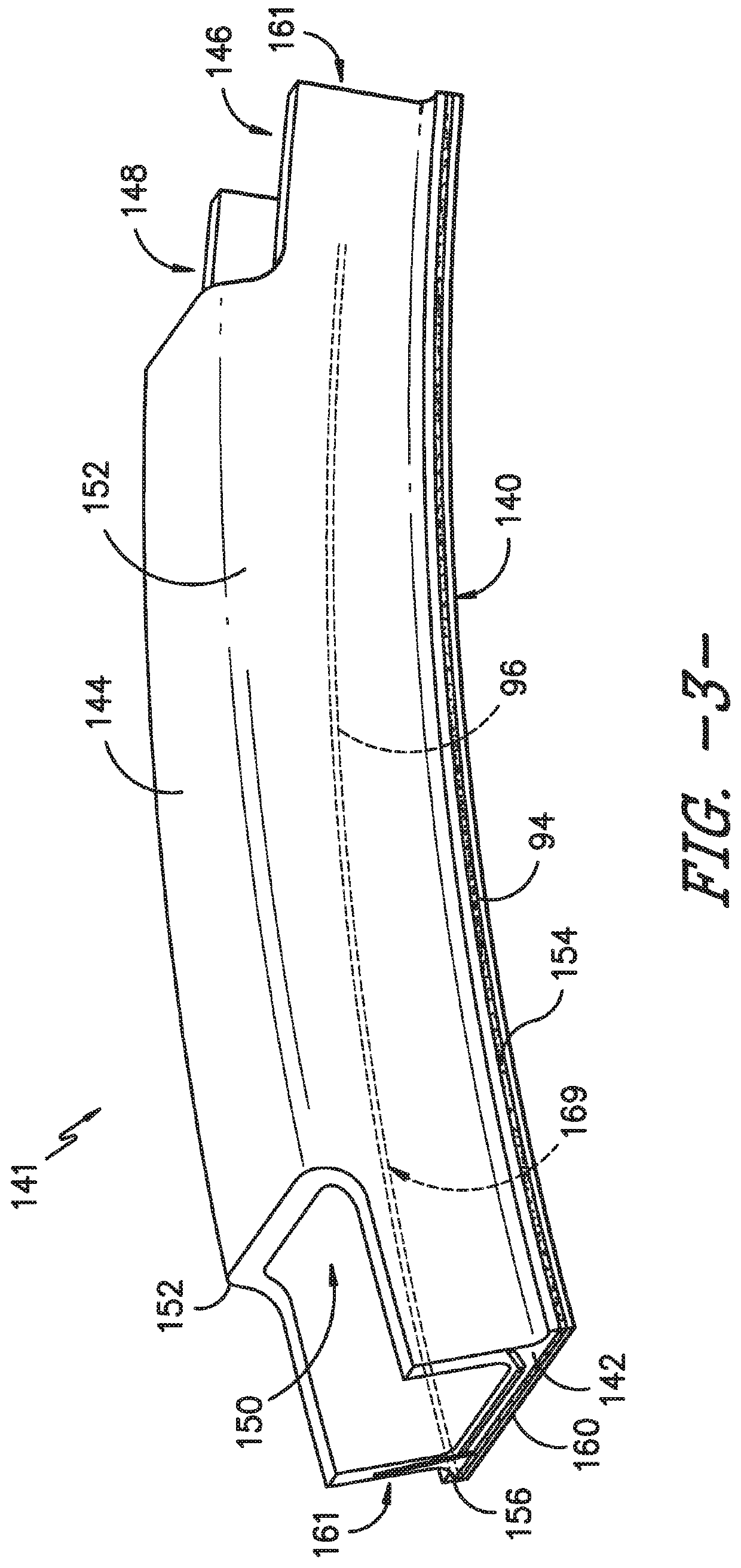 CMC ply overlap ingestion restrictor