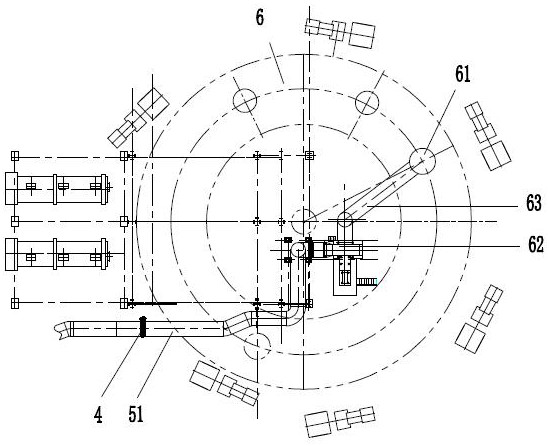 Hot flue gas circulation structure of sintering machine