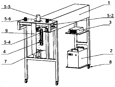 Laser cracking-off machine