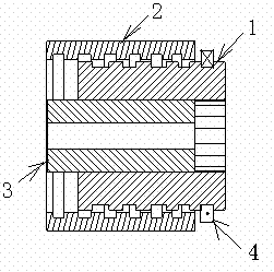 Composite drive type switch reluctance motor with chute structure