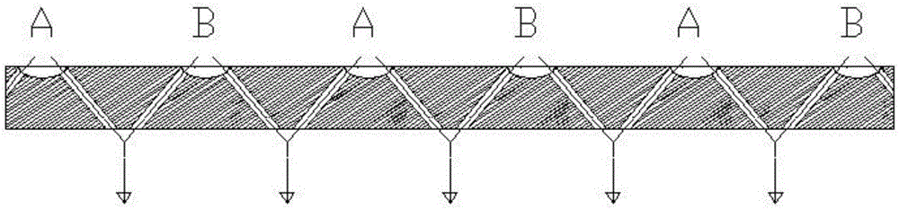 Production method of double-component spinneret outside composite parallel self-crimping elastic short fiber
