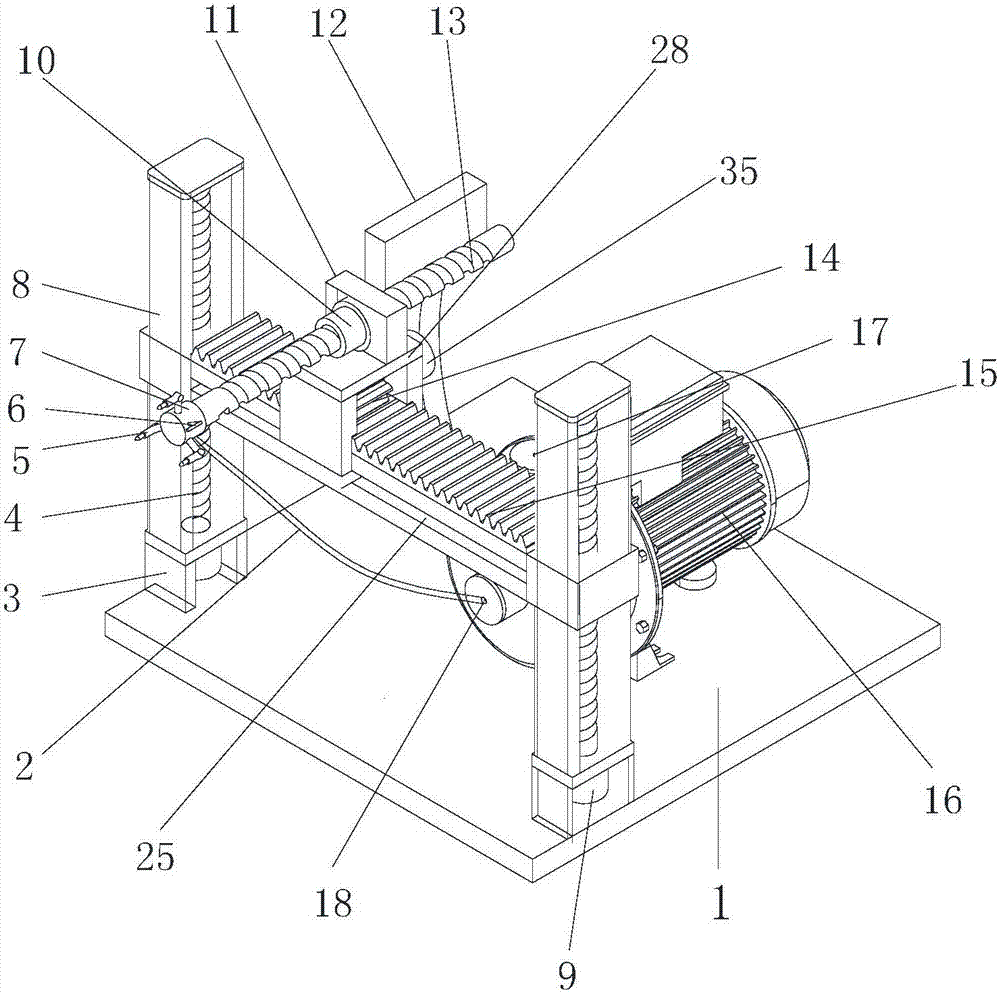 Device for reducing residual stress of welded seam of tube and tube plate of heat exchanger