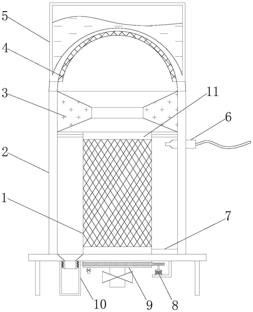 Efficient emergency type seawater desalting device