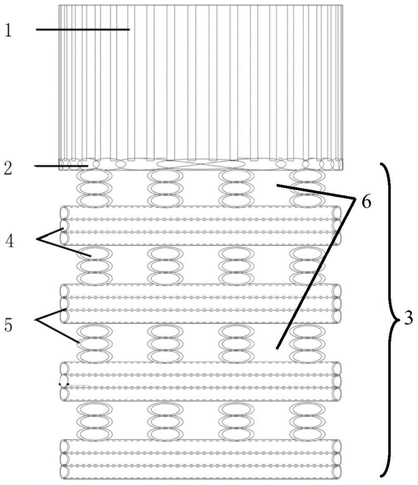 Tissue engineered osteochondral composite stent and preparation method thereof