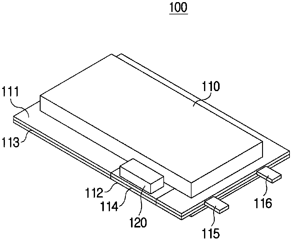 Secondary battery which detects displacement of gas discharge part to prevent battery cell swelling, system for charging secondary battery, and method for manufacturing secondary battery