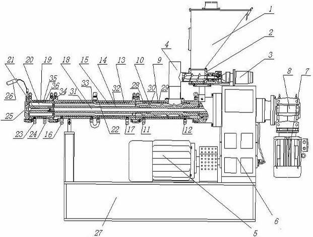 Dual-drive multi-screw extruder