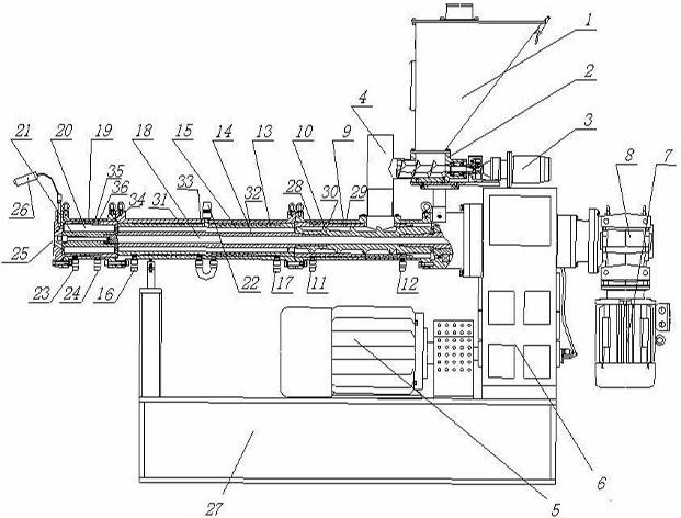 Dual-drive multi-screw extruder