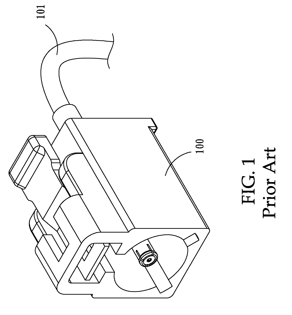 Electrical connector with a latch structure