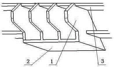 A structure to prevent the instrument panel from collapsing