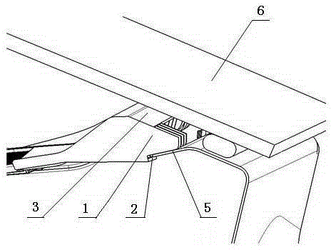 A structure to prevent the instrument panel from collapsing