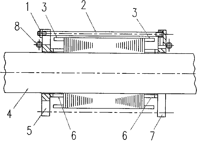 Motor shaft replacing tool and shaft replacing method thereof