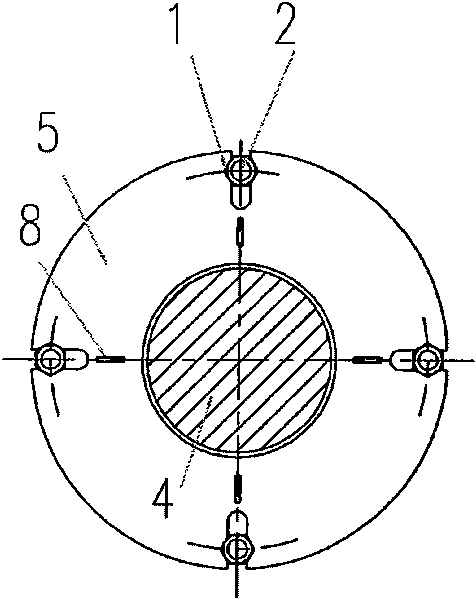 Motor shaft replacing tool and shaft replacing method thereof