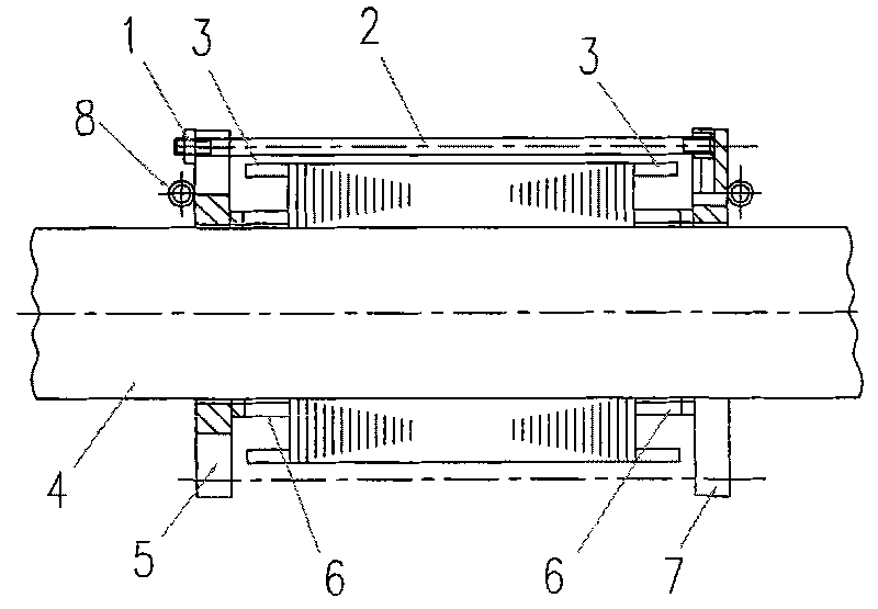 Motor shaft replacing tool and shaft replacing method thereof