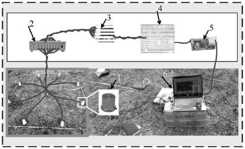 An activity track positioning method and system based on the micro-vibration positioning mechanism of a scorpion