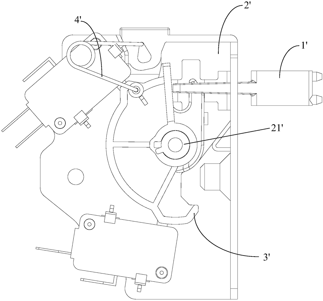 Interlocking components and cooking appliances