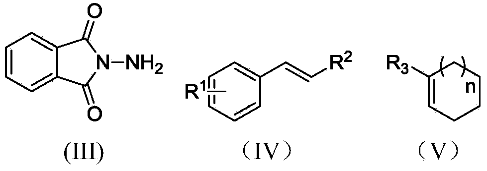 Electrochemical catalytic synthesis method of aziridine compounds