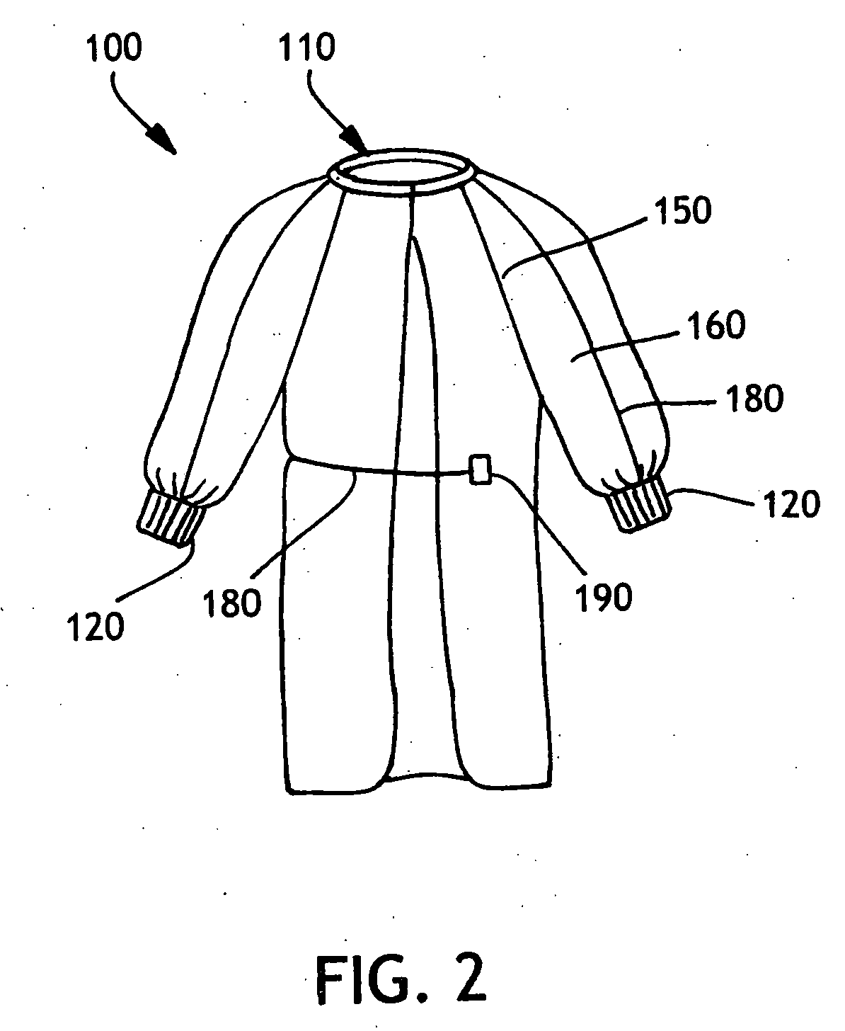 Surgical gown tie attachment