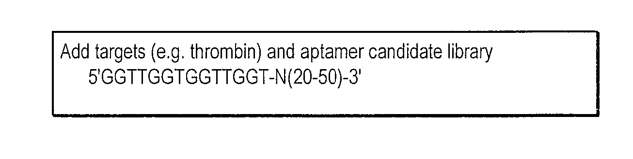  lariat aptamer: aptamer candidate exclusion by nuclease digestion