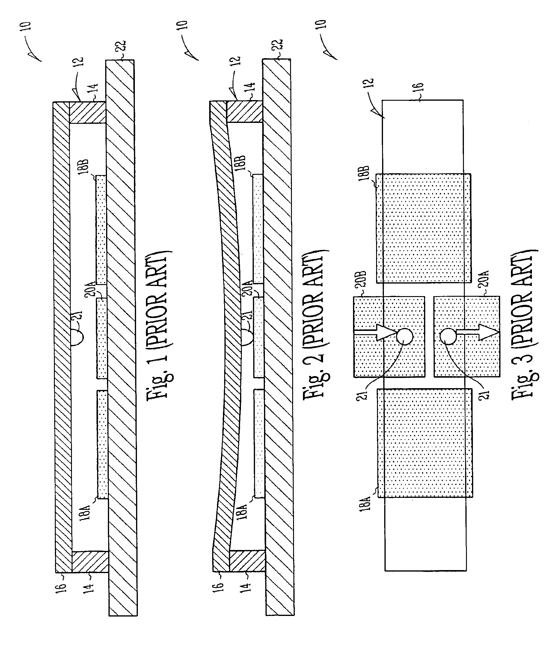 Electrode configuration in a MEMS switch