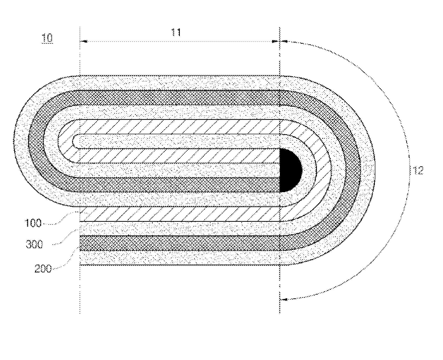 Jelly-roll type electrode assembly pattern-coated with active material and secondary battery including the same