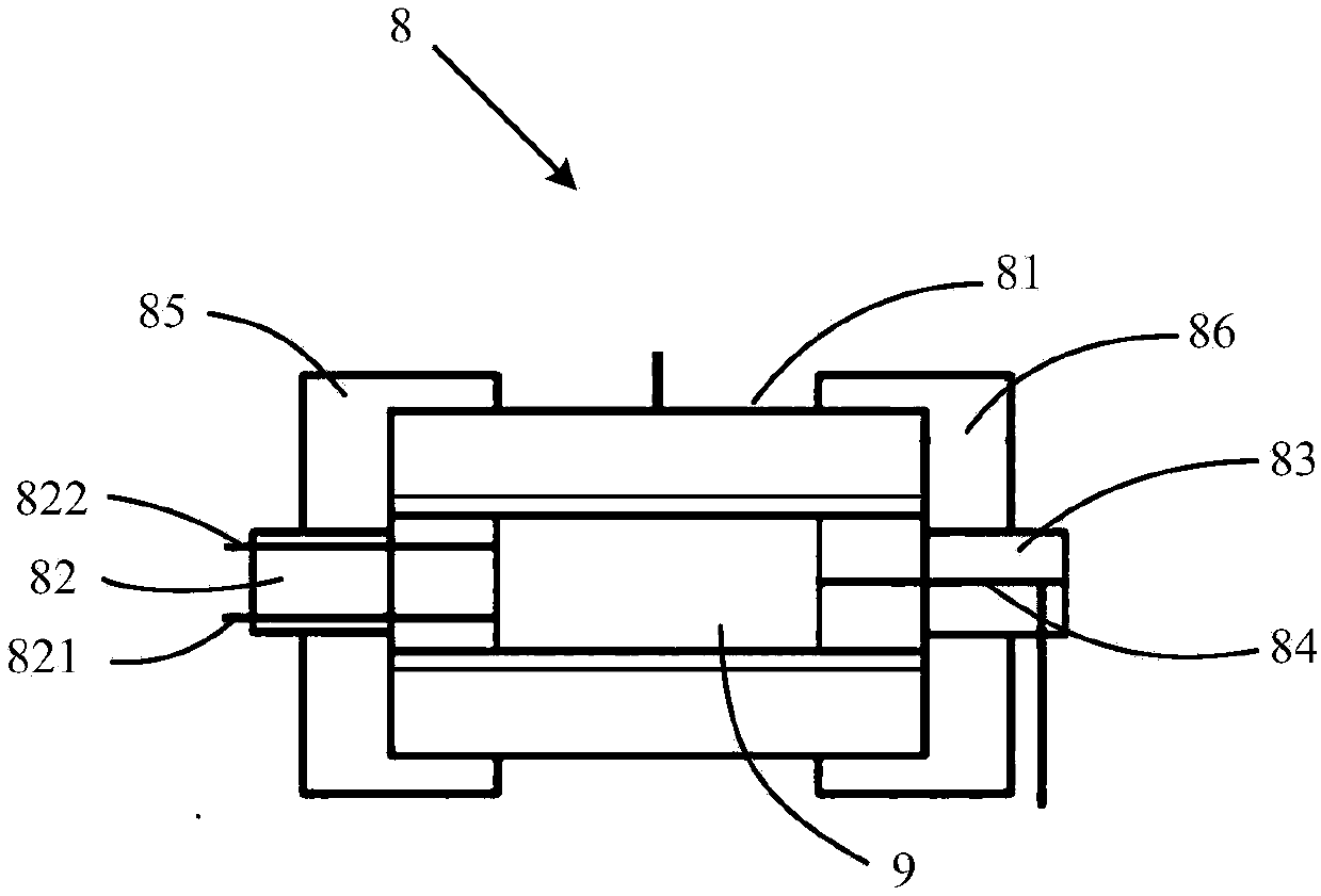 Tight gas reservoir fracturing fluid filtration loss damage simulation device and method