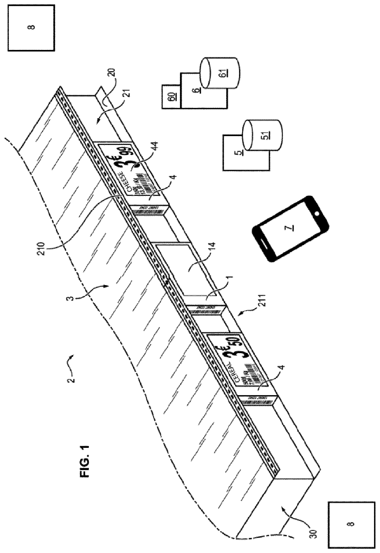 Imaging Device For A Shelf Support And Shelf System Comprising The Imaging Device