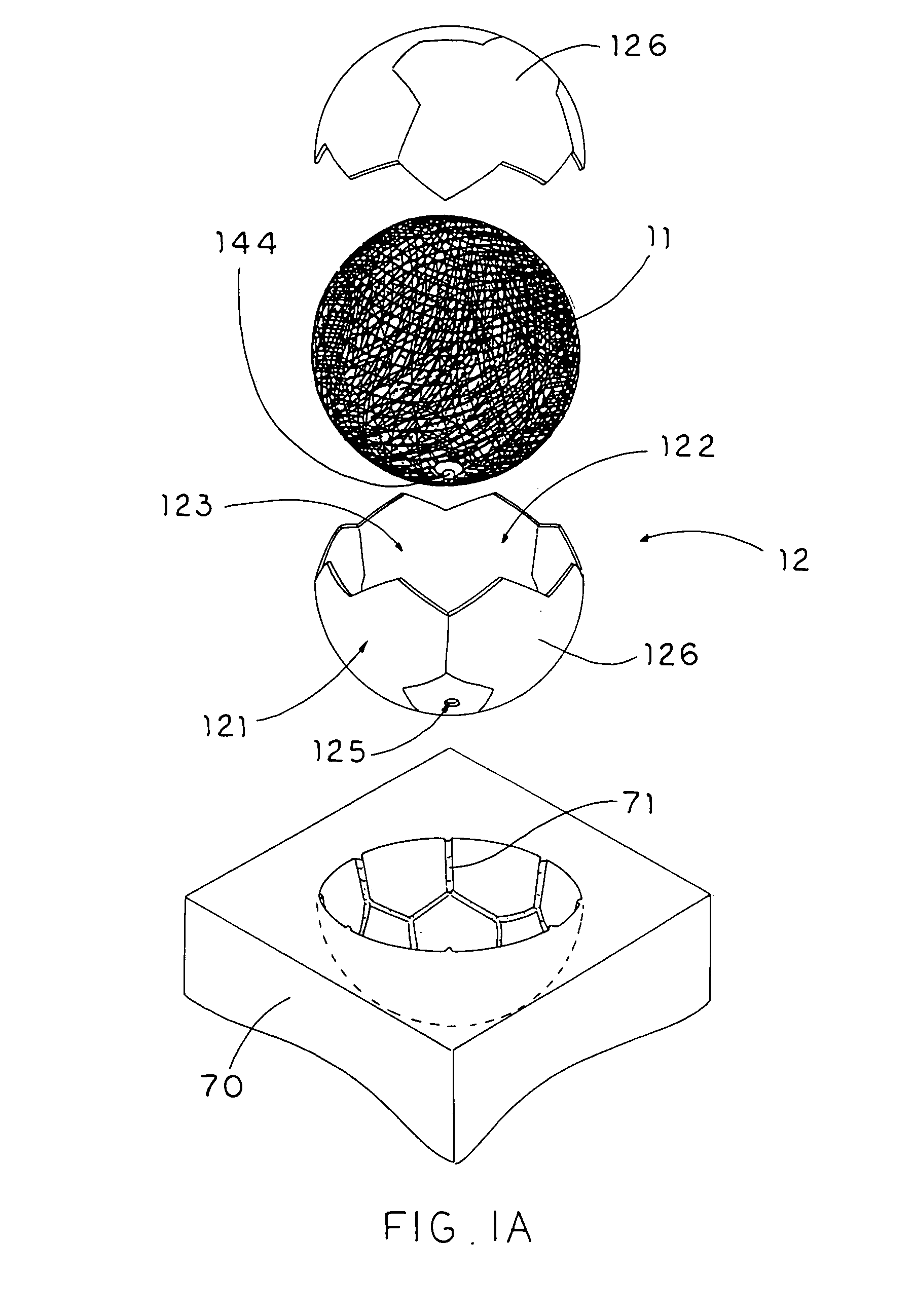Sportsball with integral ball casing and bladder body