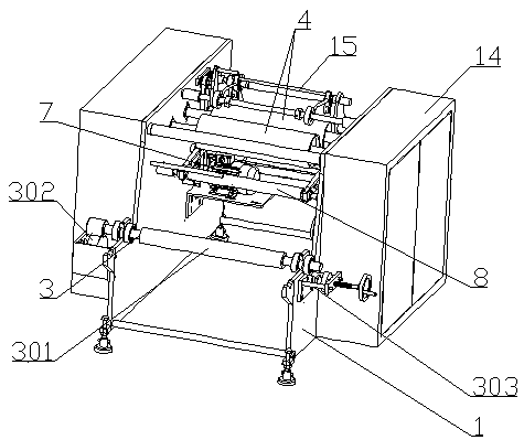 Manual three-station rewinder system and application method and application thereof