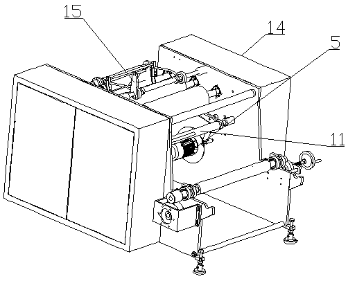 Manual three-station rewinder system and application method and application thereof