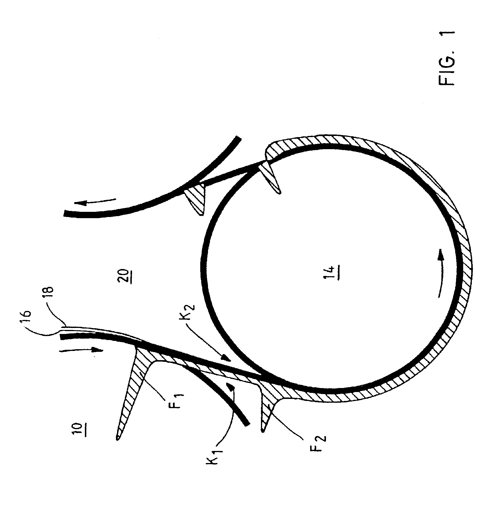 Method and apparatus in the drying section of a paper machine or the like