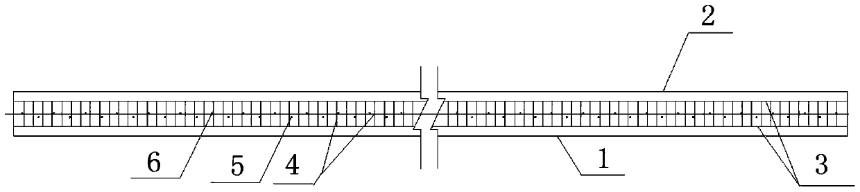 Oblique prestress bridge deck pavement structure and construction method thereof