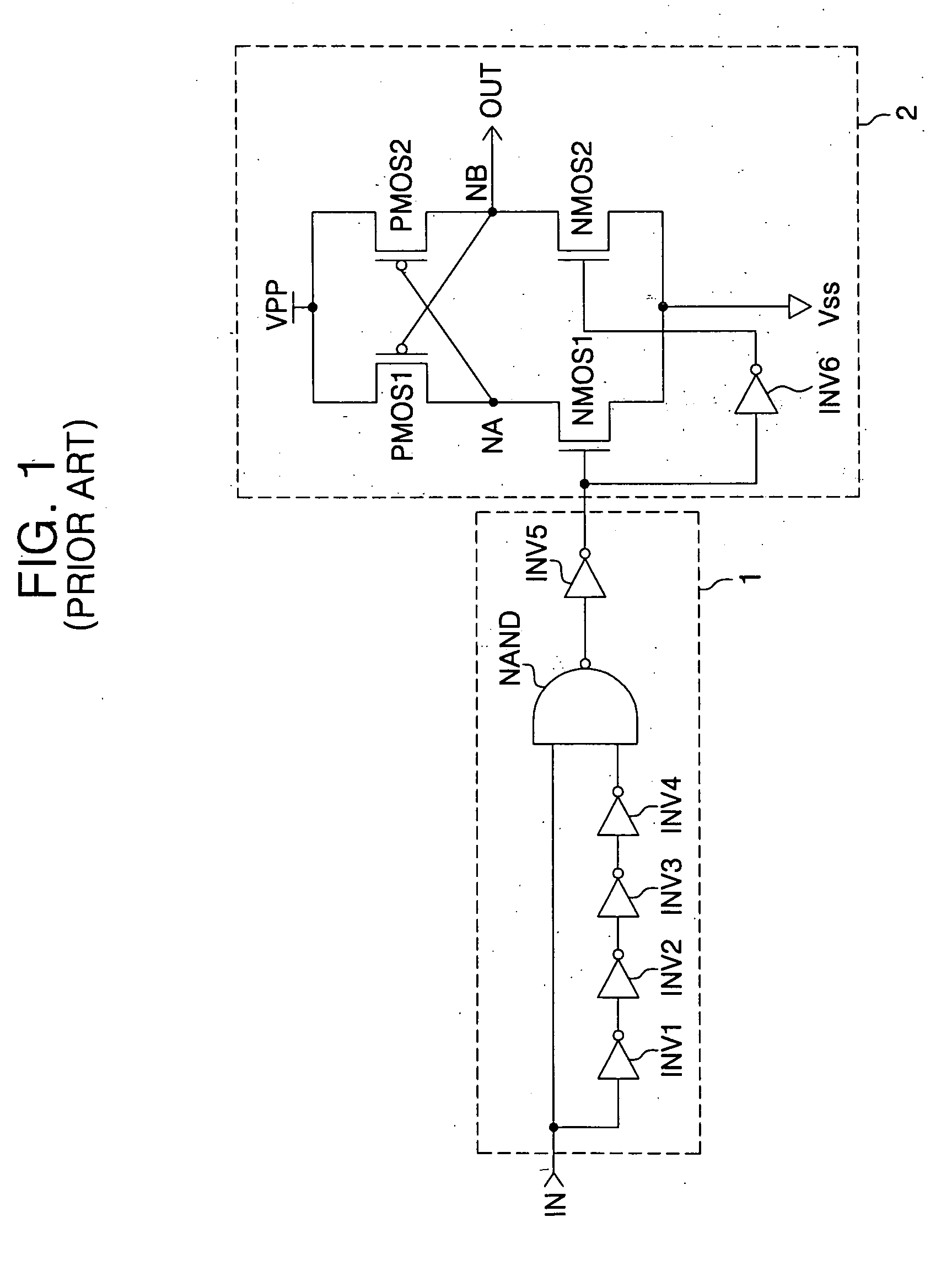 Level shift circuit and method