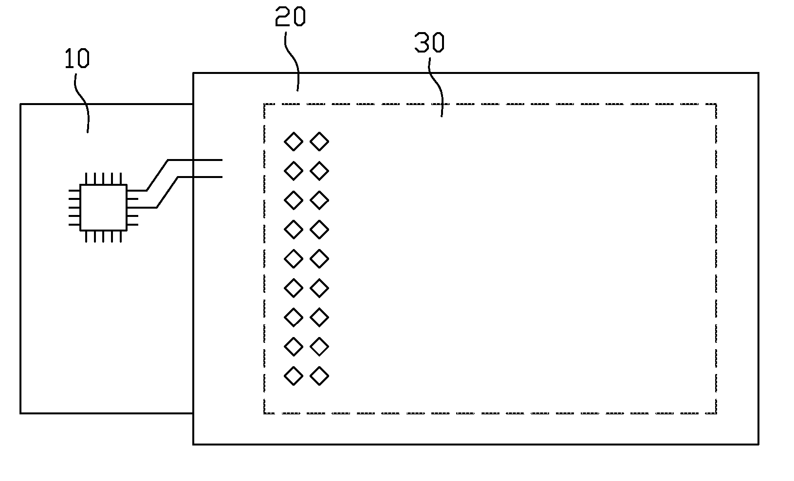 Capacitive-type touch pad having special arrangement of capacitance sensor