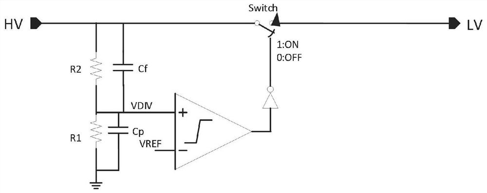 Overvoltage protection circuit of signal switch