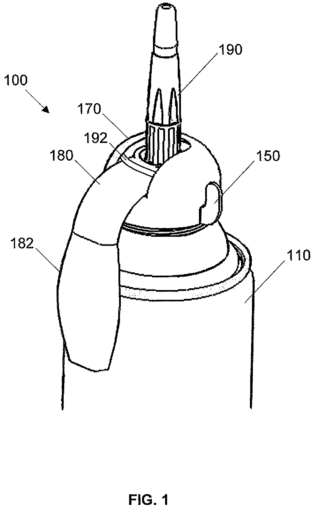 Aerosol can valve and cover assembly