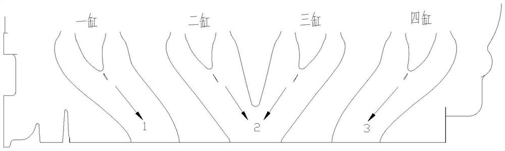 Upright rear-drive tight coupling type exhaust manifold