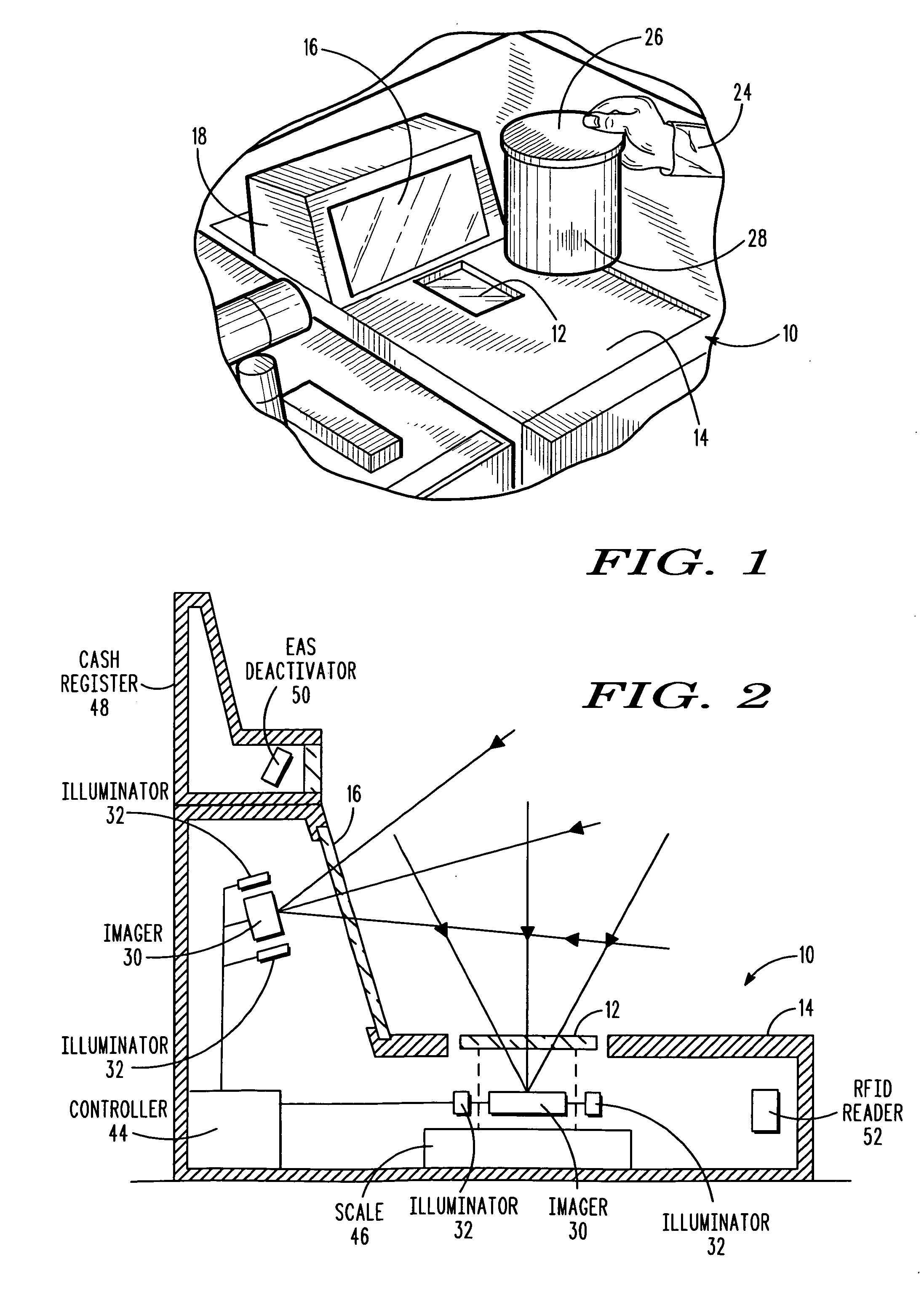 Electro-optical imaging reader having plural solid-state imagers with shutters to prevent concurrent exposure