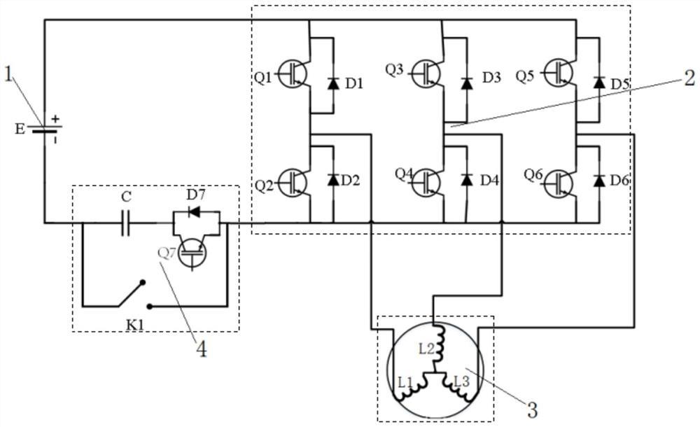 Low temperature heating device for lithium ion battery and electric vehicle