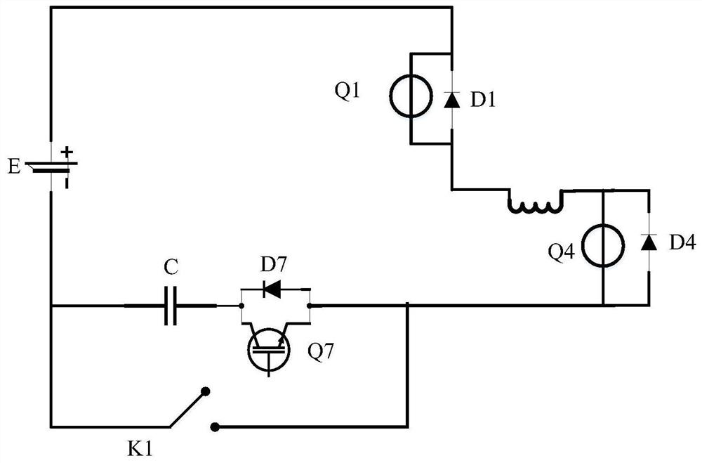 Low temperature heating device for lithium ion battery and electric vehicle