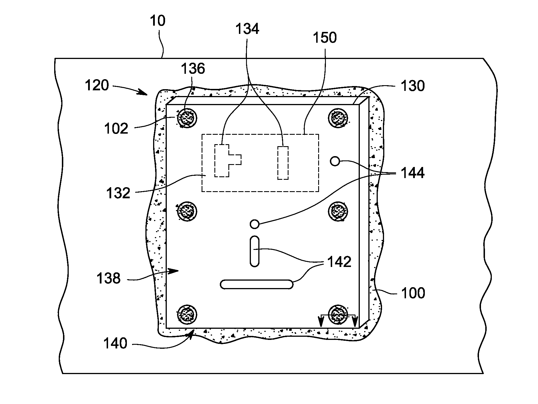 Sensing device and method of attaching the same