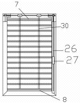 High-performance energy-saving aluminum-wood composite window curtain wall with internal sunshade blinds