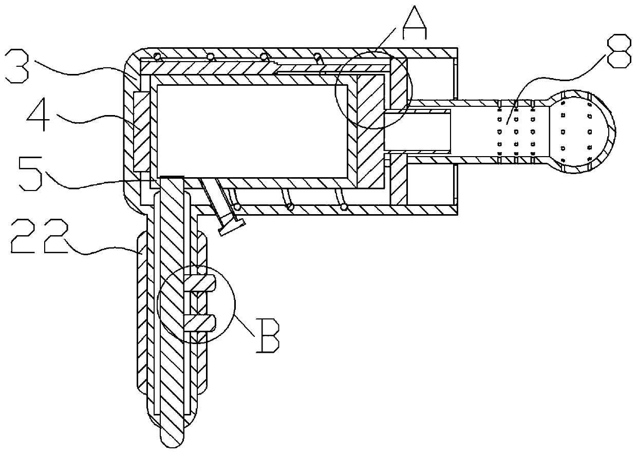 Gynecological nursing disinfector with temperature control function